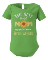 Mother The Best Kind Of Mom Raises A Social Worker Sunflower Proud 69 Mom