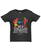New Orleans Festival of Jazz Music Gift Louisiana Jazz Tee 1