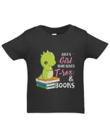 Just A Girl Who Loves Trex And Books Animal Book