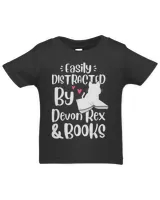 Easily Distracted By Devon Rex And Books Funny Kitten Book