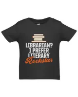 Librarian Job Tee Funny Literary Rockstar Shirt for Librarians