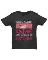 weekend forecast anime with of sketching Anime Merch