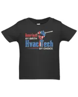 Strong Hand American By Birth Hvac Tech By Choice American Flag Shirt