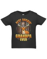 Mens Buckin Grandpa Ever Deer Hunting Fathers Day