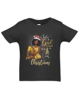 Funny Black Mrs Santa Just A Girl Who Loves Christmas 305