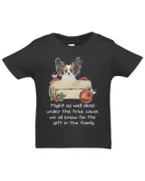 Favorite Family Papillon Puppy Funny Christmas Humor Quote