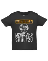 Warning loved and protected by a Shih Tzu