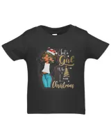 Funny Black Mrs Santa Just A Girl Who Loves Christmas 306