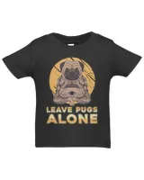 Leave Pugs Alone Yogi Instructor Meditation Pet Yoga Pug