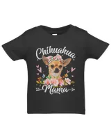 Funny Chihuahuas Mama Dog Mom Flowers Mothers Day Chihuahua Dog