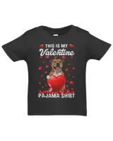 Bully Cute This Is My Valentine Pajama Pitbull Dog Puppy Lover 244 Pitbull Dog