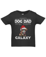 Boxer Best Dog Dad In The Galaxy Funny Puppy Christmas Xmas 93 Boxers Dog