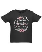 Mother Grandma First Time Grandma Est 2020 Flora Soon To Be Grandma 245 Mom Grandmother