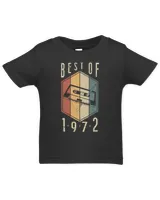 Best Of 1972 50 Year Old Gifts Cassette Tape 50th Birthday T-Shirt