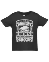 Weekend Forecast Reading Drinking Tee 446 Book Reader