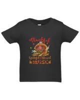 Thankful Grateful Blessed Nurse Plaid Turkey Thanksgiving T-Shirt