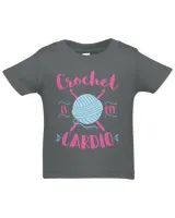 Crochet Is My Cardio Funny Crocheting Needlework Hobby Gift