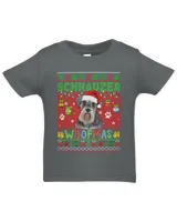 Schnauzer Christmas Woof Santa Schnauzer Dog Lover Owner 30