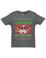 Landseer Christmas Woof Santa Landseer Dog Lover Owner 31