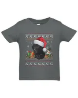 Black Lab Christmas Santa Ugly Sweater Dog Lover Xmas 282