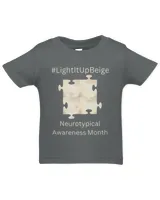 Funny Light it up Beige Neurotypical Awareness Month