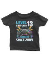 Level 13 Unlocked Awesome 2009 Video Game 13th Birthday Gamer