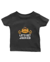 Let’s Get Jacked Gym Weightlifting Halloween Pumpkin