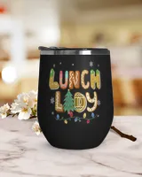 Funny Christmas Lunch Lady Squad Tumbler