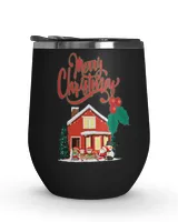 Merry Christmas Black Mug 11oz