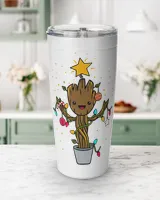 Baby Groot Christmas Tree Tumbler