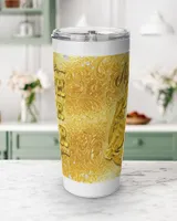 Personalized Custom Horse Gold Style Tumbler