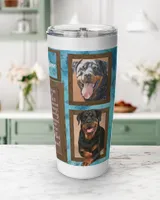 Personalized rottweiler tumbler the love of my rottweiler