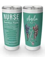 Personalized Custom Nurse Facts Tumbler