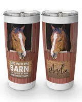 Personalized Custom Horse Find My Soul Tumbler