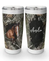 Personalized Custom Horse Tumbler