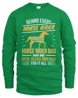 Horse Rider Dad Daddy Father Daughter Horseback Riding