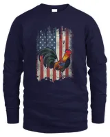 American Flag Cock Fighting rooster Chicken