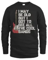 I May Be Old But I Got To See All The Cool Bands Guitar Grunge Style T-Shirt