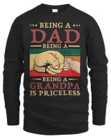 Father Grandpa being a dad is an honor being a grandpa is priceless114 Family Dad