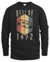 Best Of 1972 50 Year Old Gifts Cassette Tape 50th Birthday T-Shirt