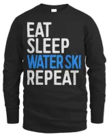 Eat Sleep Water Ski Repeat T-Shirt Water Skiing Gift