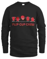 Flip Cup Crew Party Drinking Game Beer Pong Winner T-Shirt