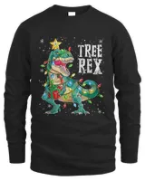 Merry Christmas Dinosaur Tree Rex Pajamas Men Boys Kids Xmas