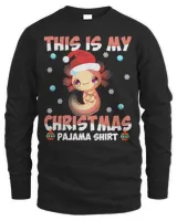 Axolotl Santa Claus Christmas This Is My Christmas Pajama 106