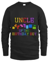 Uncle of The Birthday Boy Building Block Matching Family