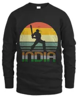 Cricket Fan India Cricket Jersey Vintage Gift for Indian Cricket Fans