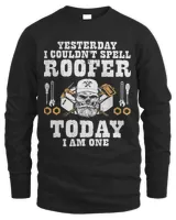 Roofer Funny Retro Roofing Roof Equipment Job Repair631