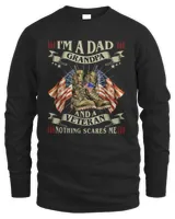 I'm A Dad Grandpa And Veteran Funny Retro Papa Grandpa