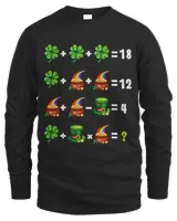 Order of Operatio Math Teacher Shamrock Happy St Patrick Day T-Shirt