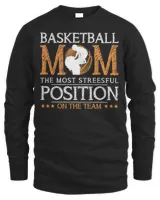 Basketball Coach Mom The Most Stressful Position On The Team Funny 48 Basketball